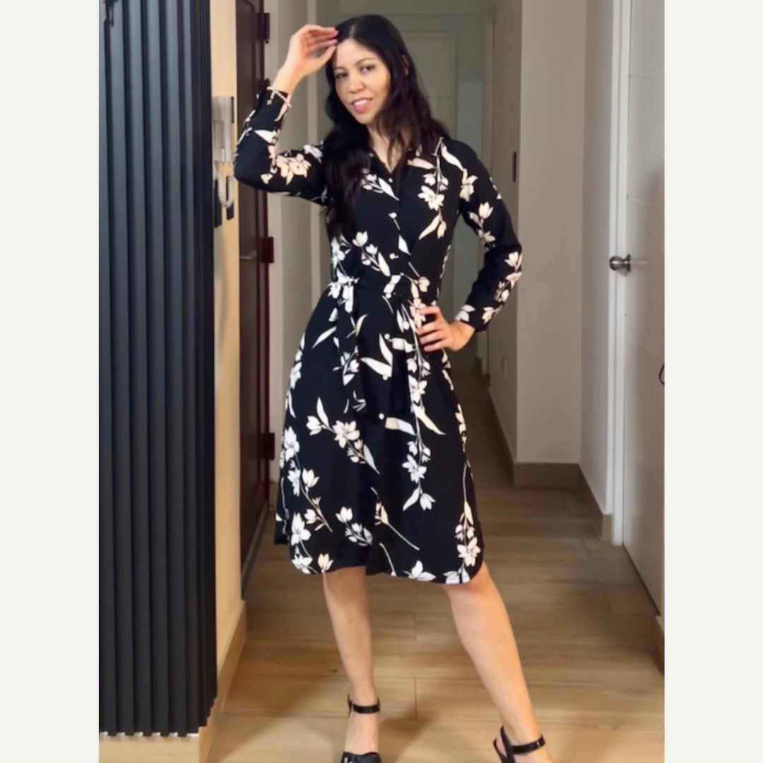vestido, camisero, capa, seda francesa