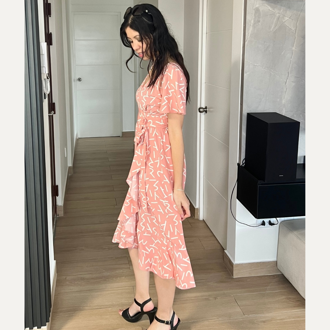 vestido largo, seda francesa, vestido casual