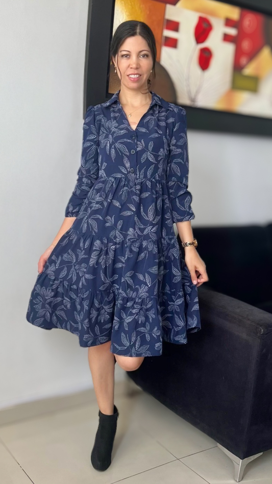 Vestido Mery - Azul