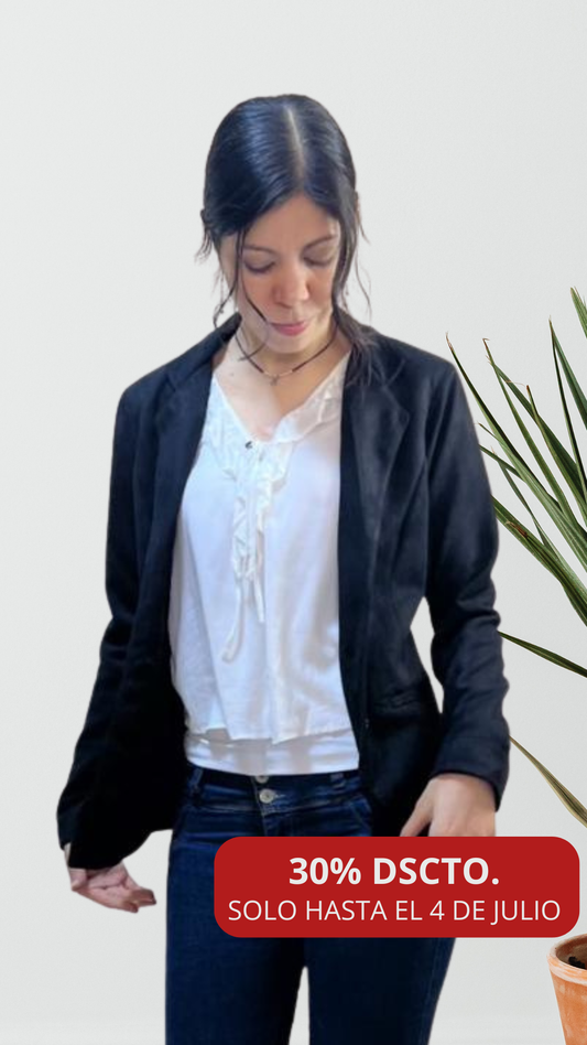 Saco Alba - Negro
