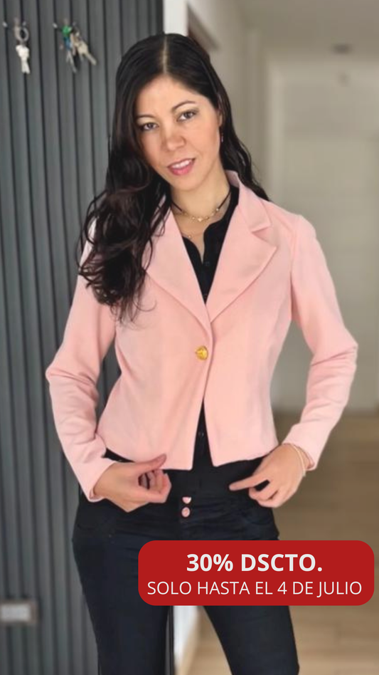 Saquito Milán - Rosado pastel