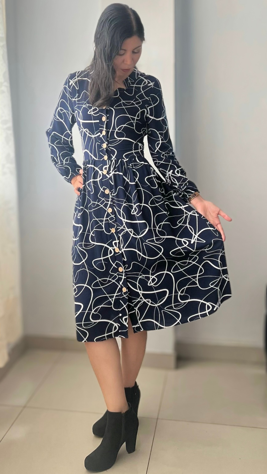 Vestido Arlet - Azul