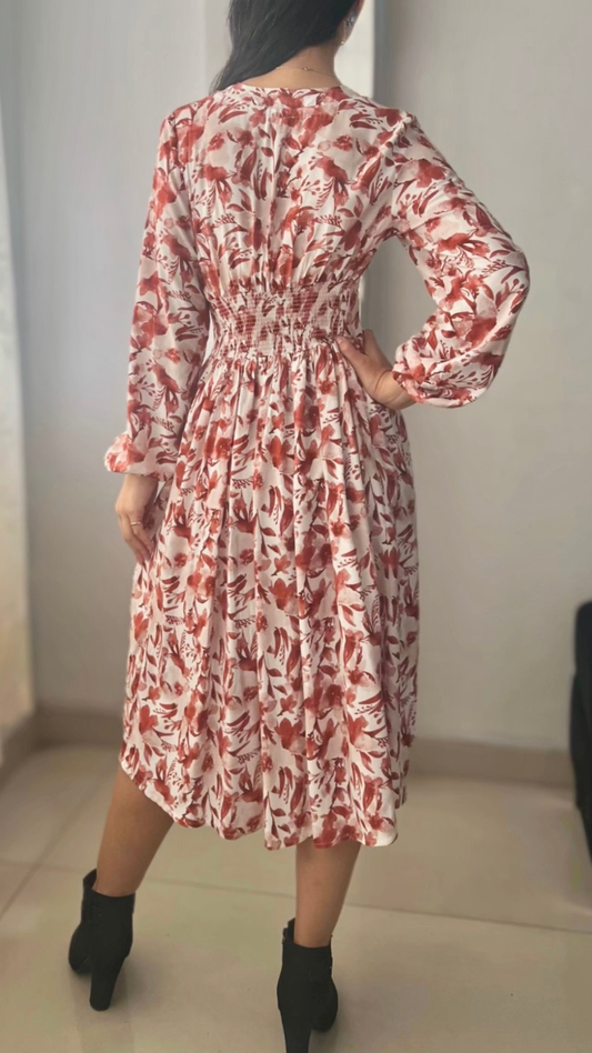 Vestido Arlet - Terracota