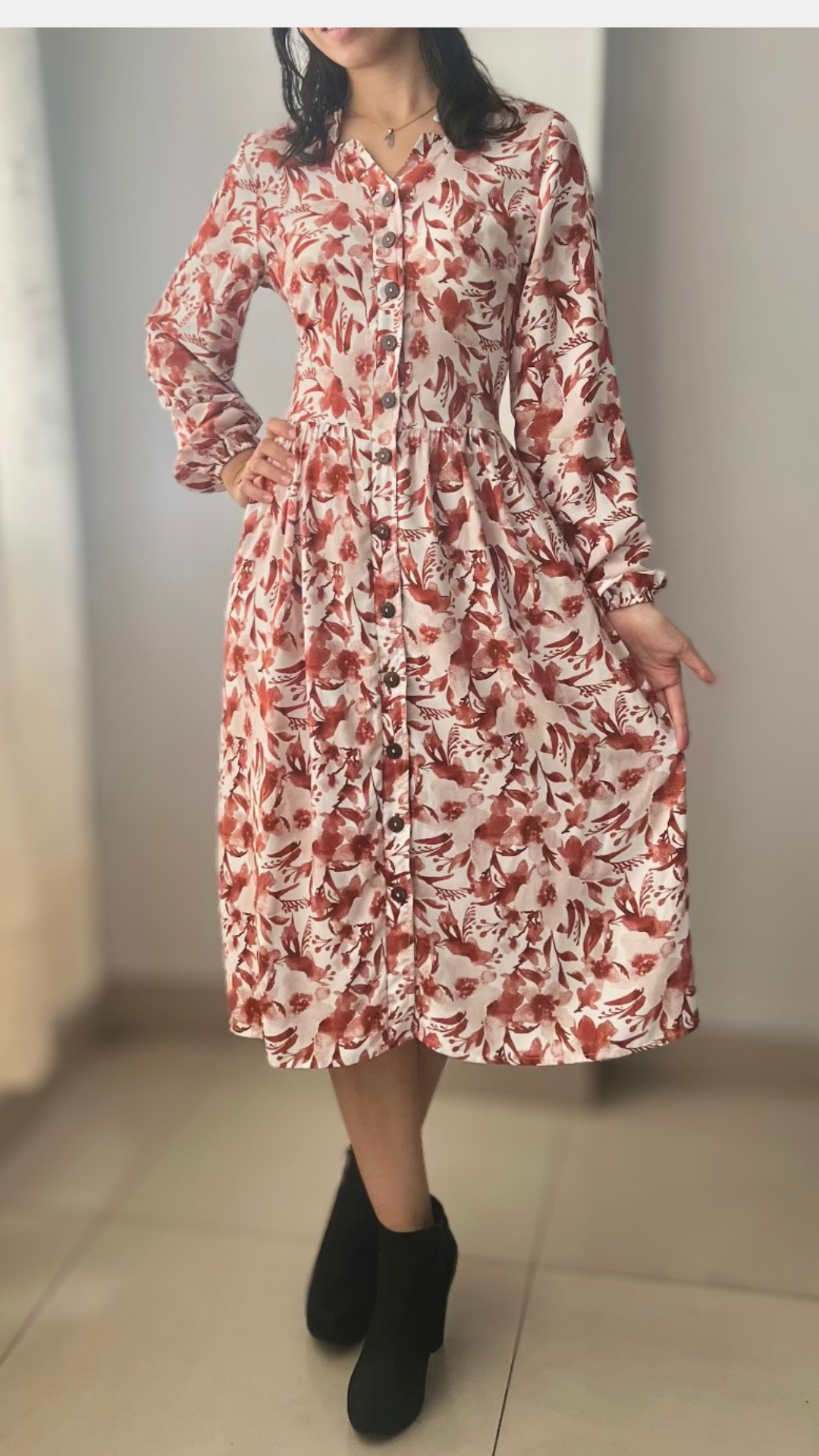 Vestido Arlet - Terracota