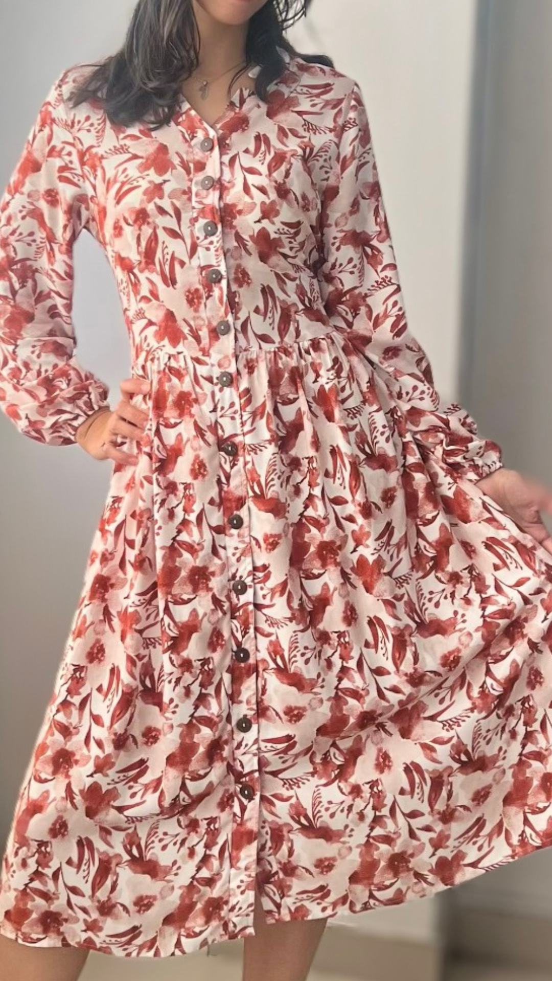 Vestido Arlet - Terracota