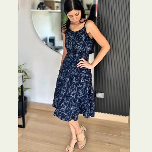 Vestido Micaela - Azul