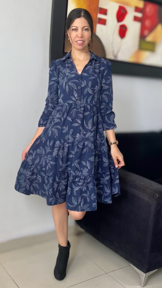 Vestido Mery - Azul