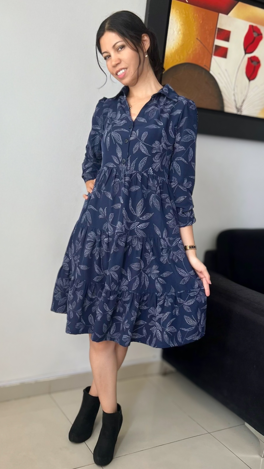 Vestido Mery - Azul