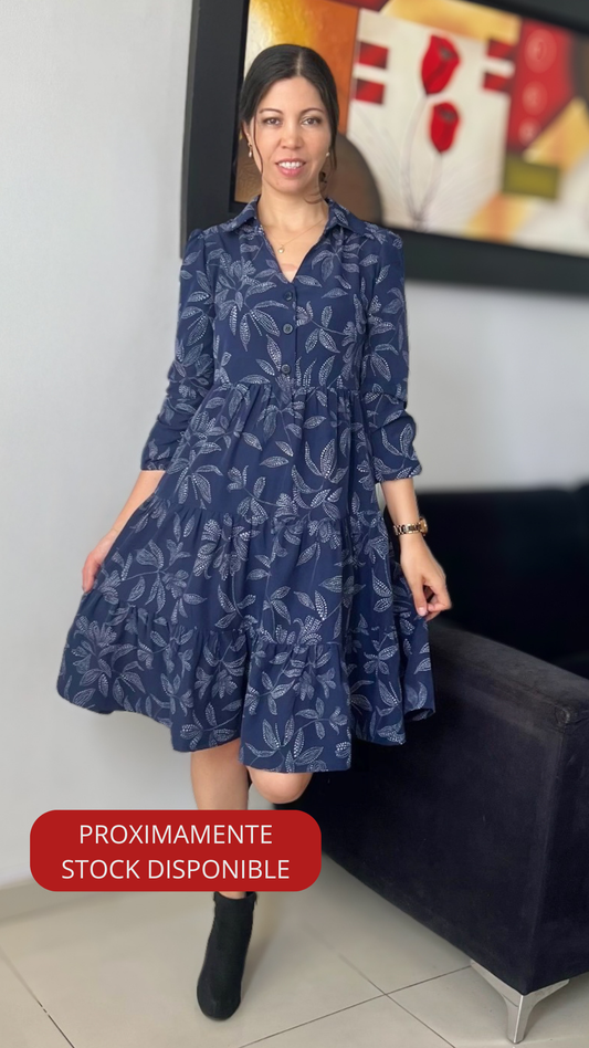 Vestido Mery - Azul