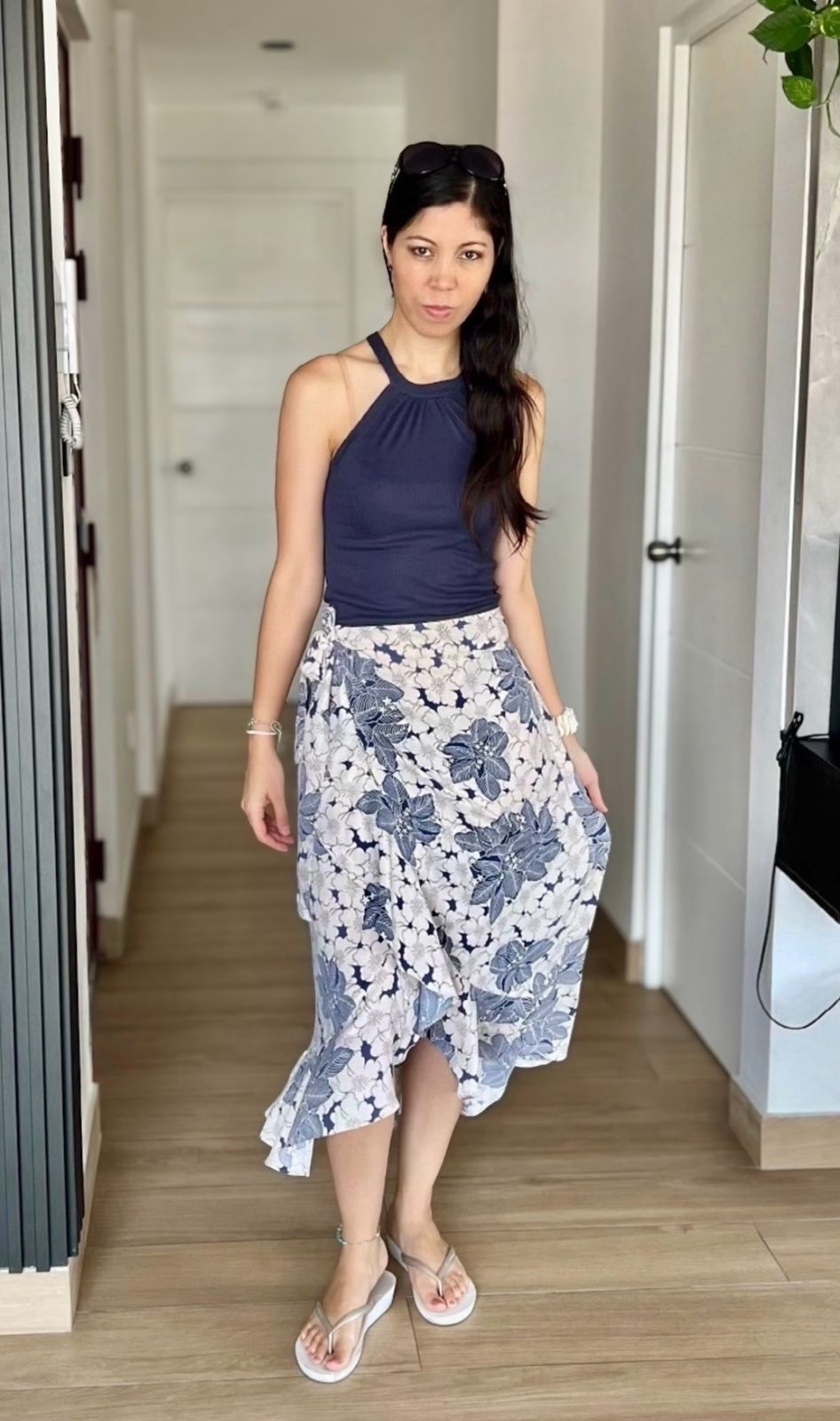 Falda Venecia - celeste